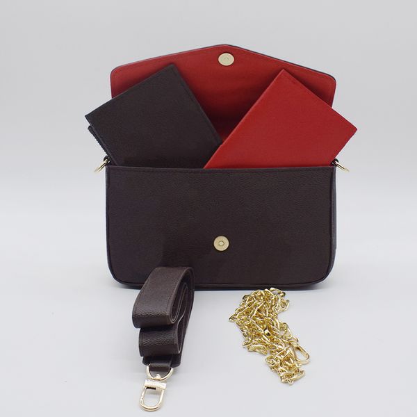 

designer bag women crossbody chain bags purse leather wallets pochette fashion female handbag vintage lady shoulder card holder