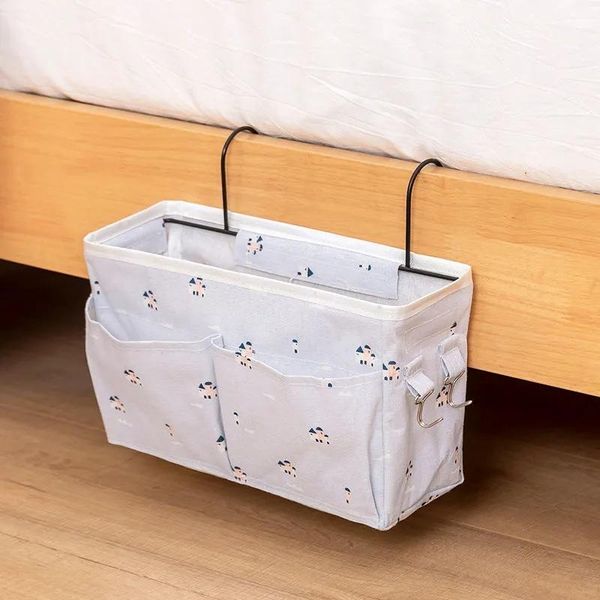 

storage bags student dormitory upper bunk bedside bag hanging shelf