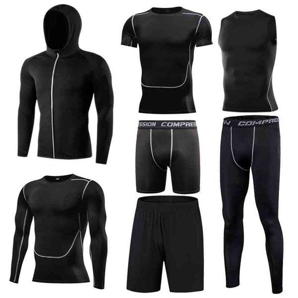 

men's comprsion fitns sportswear, jogging cloth, training tights., Gray