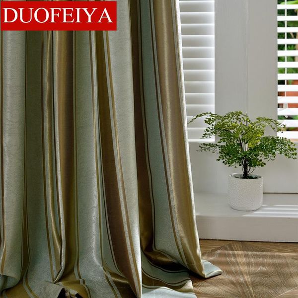 

curtain & drapes modern simple stripe curtains jacquard black silk shade for bedroom blackout living room