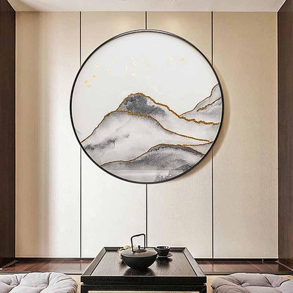 

frames and mouldings chinese-style porch aisle decorative painting foyer modern minimalist lucky feng shui atmospheric corridor paintings