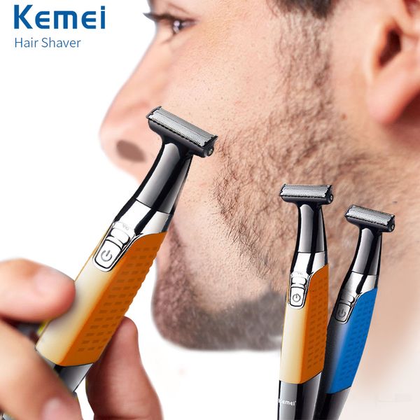 

keimei electric beard trimmer hair trimmer usb rechargeable shaver for men professional epilator one blade beard clipper razor