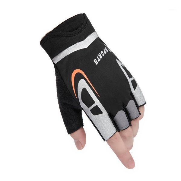 

cycling gloves half-finger sports ultra-thin non-slip comfortable breathable high elasticity durable outdoor fishing1, Black