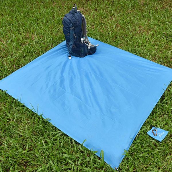 

set picnic blanket nice light fine beach mat hook ground storage bag outdoor pads