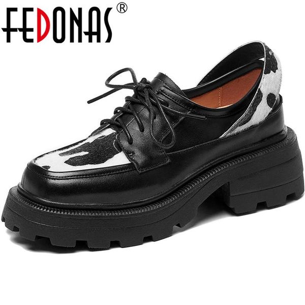 

vintage shoes woman soft sister girls chunky heels pumps genuine leather cross tied night club for women spring dress, Black