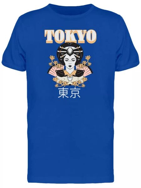 

amazing tokyo geisha graphic men's tee -image by shutterstock, White;black