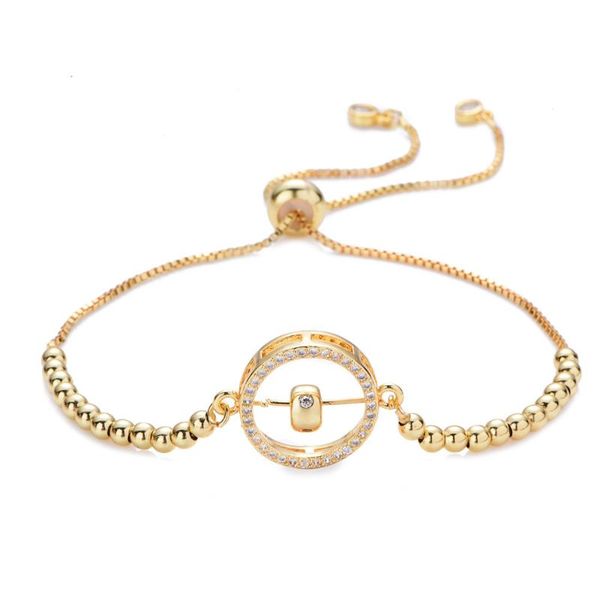 

charm bracelets bracelet for women 2021 trend couple selling products micro-inlaid pocket demon zircon adjustable snake chain jewelry gifts, Golden;silver
