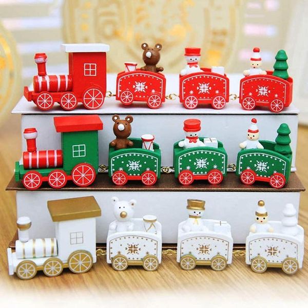 

christmas decorations merry wooden train ornament decoration for home santa claus gift natal navidad noel 2022 year xmas decor