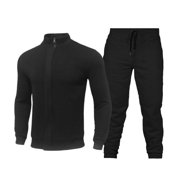 

golden mens designer tracksuits sweat suits outdoor active street leisure jogger streetwear pullover long sleeves zipper coat and pants tech, Gray