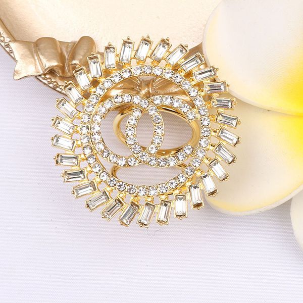 

and high-end banquet ring with zircon personality small fragrance versatile flower ring accessories black friday, Golden;silver