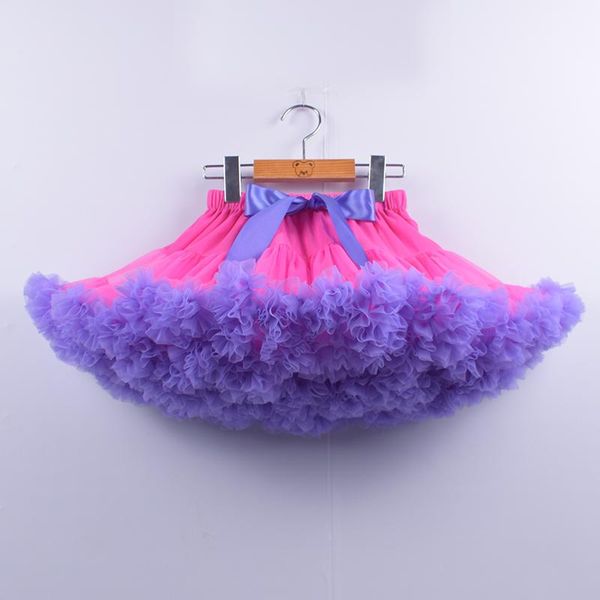 

skirts fashion girls tutu skirt colorful kids clothes princess party fluffy baby pettiskirt ballet dance costume for 0-8ys children, Blue