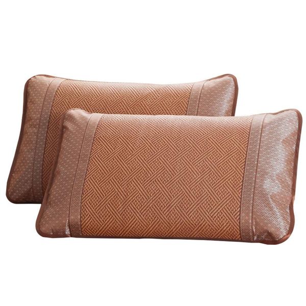 

pillow case 74x48cm breathable weaving pattern cool summer long cover adult