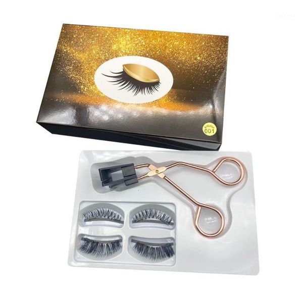 

pairs quantum magnetic false eyelashes reusable easy to wear eyelash set natural thick1
