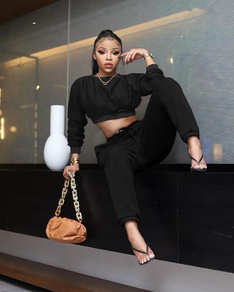 

women's two piece pants ladies long sleeve cropped sports 2 set jogging workout fashion casual pure color navel slim, White