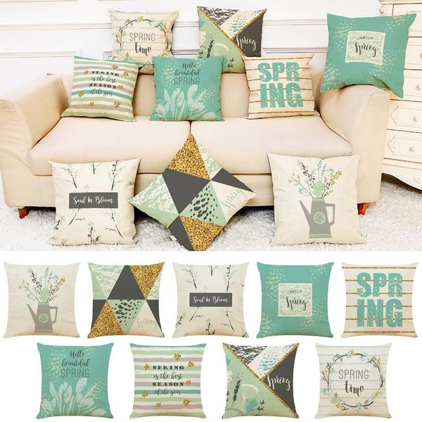 

pillow case nordic simple digital print pillowcases square abstract geometric cushions decorative home decor throw pillows 45*45#40