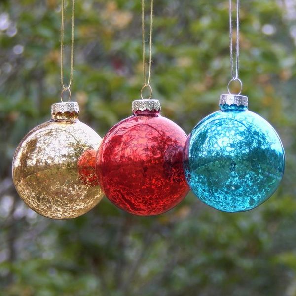

party decoration diameter=10cm middle size hand painting glass globe christmas tree hanging decorative handmade pendant friend gift