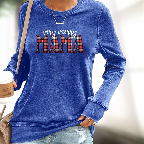 

thanksgiving theme simple letter printed casual sweater 2021 women's wear, Black