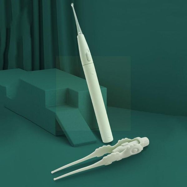 

electric nose & ear trimmers children's lighted pick baby set picker hair earwax cleaning portable tool luminous e5b7