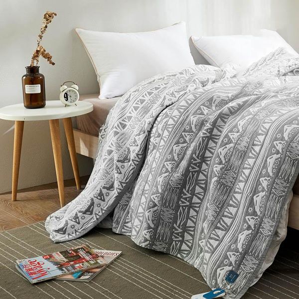 

comforters & sets totem summer quilt blanket for bed cotton towel thin comforter gauze sheet bedspread double queen cover