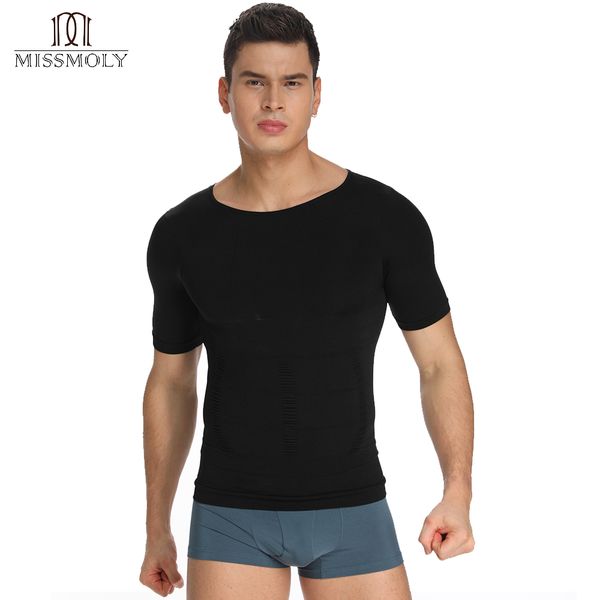 

men slimming vest high elasticity body shaper abdomen fat burning shaperwear sauna sweat corset waist trainer underwear