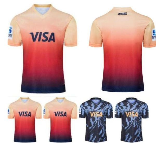 

2021 retro jaguares argentina home away rugby jersey 2022 shirt size s-5xl, Black;gray