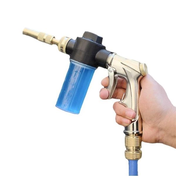 

watering equipments drop high pressure washer water gun garden hose nozzle foam car wash metal spray plant cleaning tools