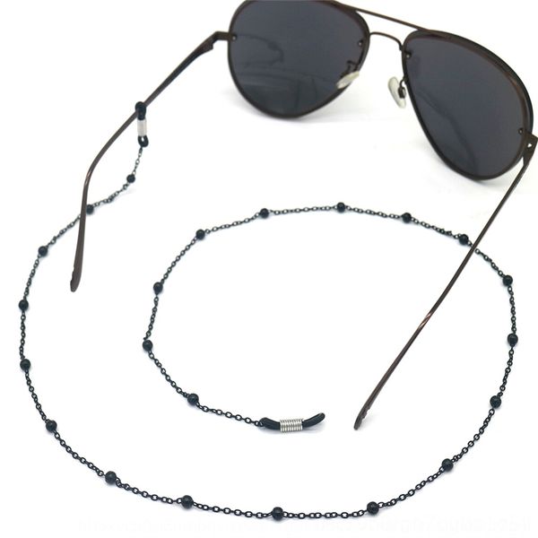 

dxt6 simple gold silver bead eye chains sun necklacenecklace glasses chain dual purpose sunglasses hanging rope