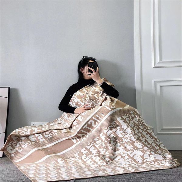 

luxury design blankets home classic fashion blanket letter pattern textiles