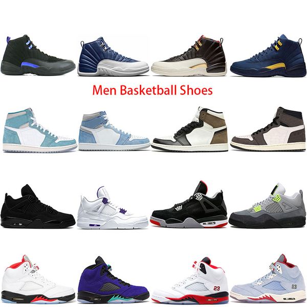 

ing men basketball shoes 1s 4s 11s 12s 13s turbo green hyper royal dark mocha cactus jack alternate grape ice blue black cat neon bred train