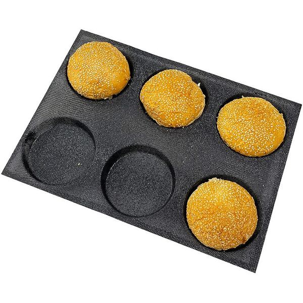 

rolling pins & pastry boards food grade fiberglass silicone hamburger bun pan perforated bread bakery mold non stick sandwich baking sheets
