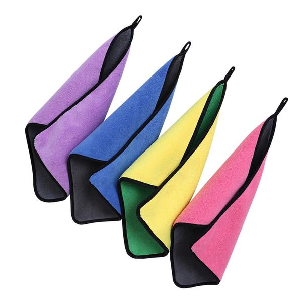 

car sponge 4pcs double-faced wipe cloths cleaning towels screen