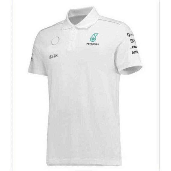 

petronas designer men's t shirts luxury mercedes f1 formula one racing polos women casual short sleeve t-shirts benz polo lewis hamilto, White;black