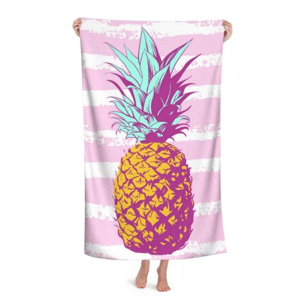 

towel pineapple beach children's blanket absorbent bath travel bathing swimming pool 32x52 inch