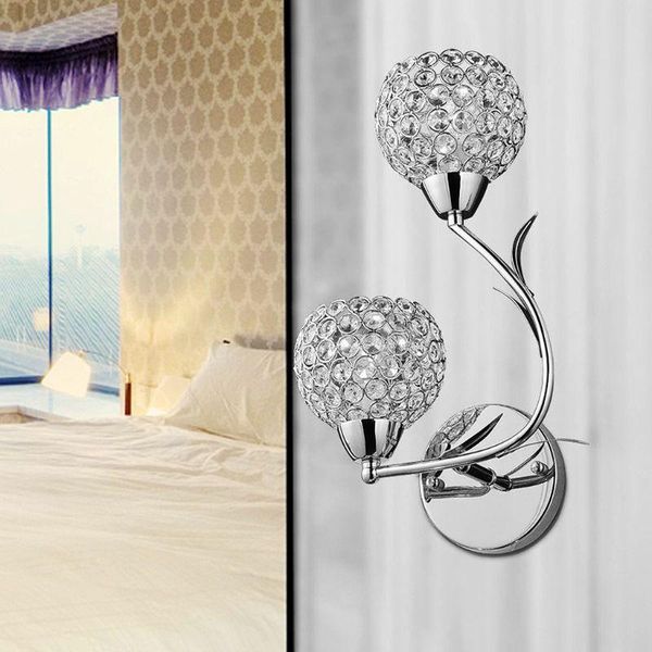 

wall lamps 875a ac85-285v e27 creative crystal led light decorative lighting sconce modern lamp
