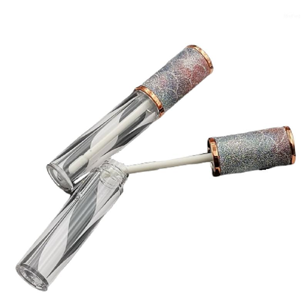

storage bottles & jars 6ml lip gloss tube with wands round clear empty lipgloss containers tubes cosmetic packaging 10pcs 30pcs 50pcs