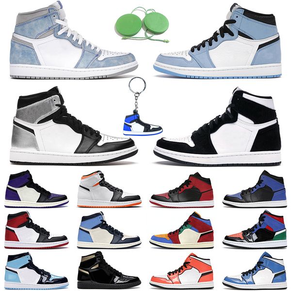 

black royal 1 men women basketball shoes 1s university blue turbo green shattered backboard twist rust pink mens trainer sports sneaker