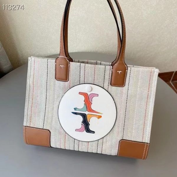 A mais recente bolsa bolsa de lona impermeável Nylon pano de couro simples moda bolsa de compras a granel