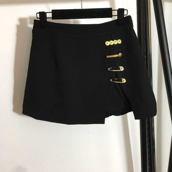 

2021ss womens black skirt designer brand vers and ace high-waist lady short
