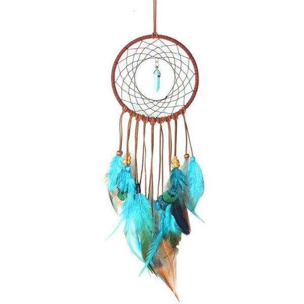 

decorative objects & figurines handmade dream a catcher colorful feathers bead design hanging pendant decoration ornament gift home wall art