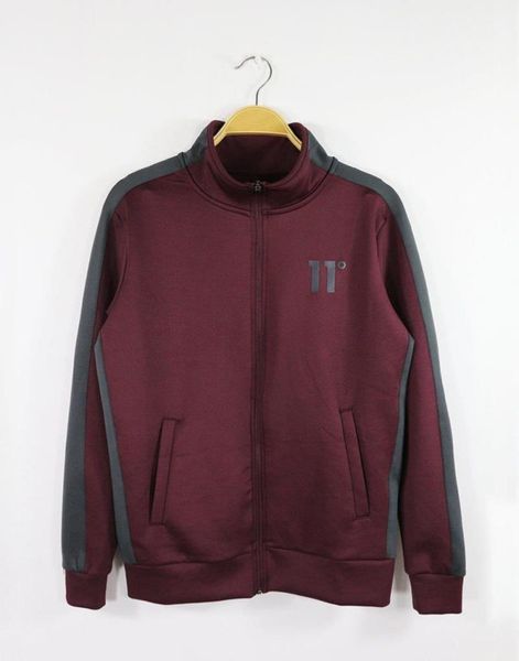 

men's jackets 11 degrees bordeaux jacket anthracite stripe, Black;brown
