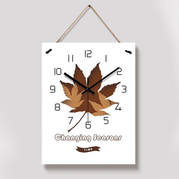 

wall clocks rectangle acrylic creative flower clock girl living room home decoration modern hanging