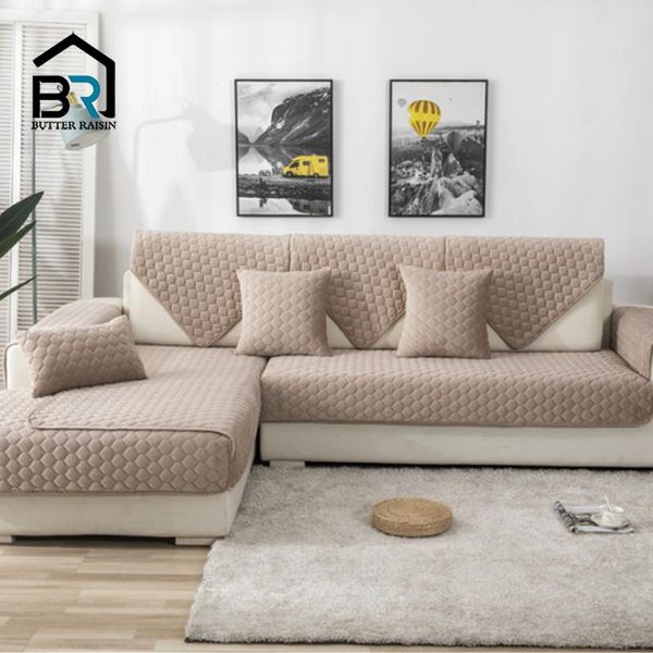 

chair covers crystal velvet sofa cover plush solid color for living room modern non-slip corner towel couch sofas
