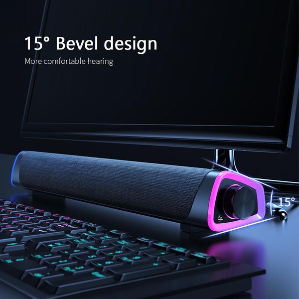 

mini speakers soundbar usb bluetooth compatible speaker wired computer bass stereo powerful music player subwoofer for pc laptop