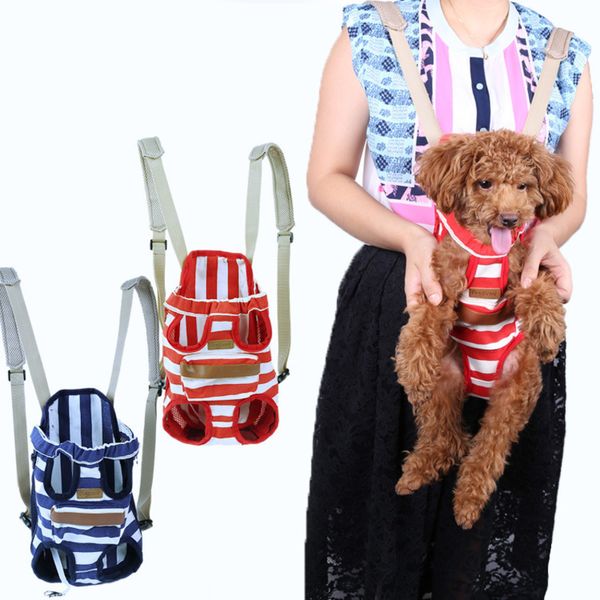 

Dog Pet Going Out Portable Bag Double Shoulder Chest Backpack