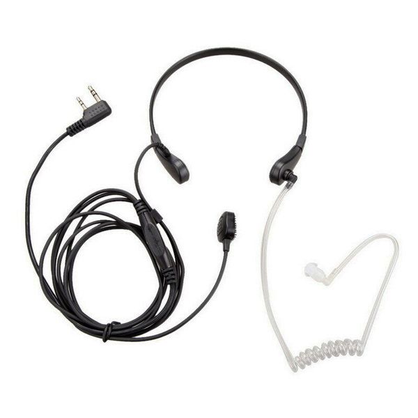 Halsmikrofon-Vibrations-Headset zum Radio im Zwei-Wege-Baofeng Uv-5R Uv-82 Uv-B6 Bf-888S Walkie-Talkie-Kopfhörer