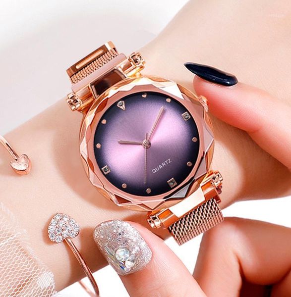 

wristwatches 2021 fashion watch women luxury gold ladies bracelet wrist watches magnet waterproof clock relogio feminino zegarek damski, Slivery;brown