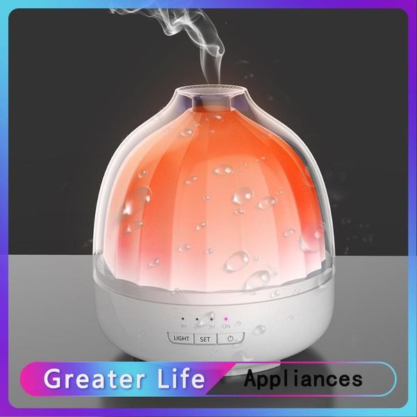 

humidifiers mist air humidifier essential oil diffuser ultrasonic aromatherapy round plug transparent small conditioning appliances