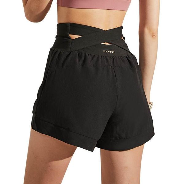 

women sports gym fitness yoga exercise training shorts for workout slimming beach hiking female running high waist cycling th465, Black;blue