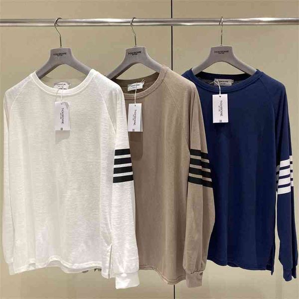 

good morning fan contrast sunscreen smock sleeve t-shirt women's summer korean loose thin medium long sweater fashion, Black