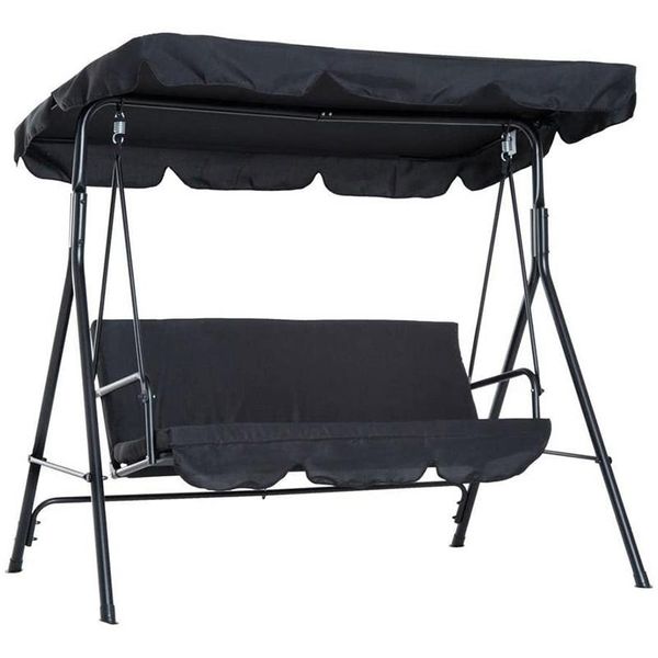 

shade swing canopy kit, patio replacement cover, seat black